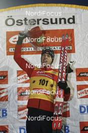 Biathlon - IBU World Cup Biathlon individual men 20km - Ostersund (SWE): Ole Einar Bjoerndalen (NOR).