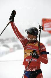 Biathlon - IBU World Cup Biathlon pursuit men 12.5km - Hochfilzen (AUT): Ole Einar Bjoerndalen (NOR).