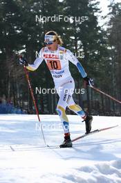 Cross-Country - FIS world cup cross-country final, relay women 4x5 km, 25.03.07 - Falun (SWE): Sara Lindborg (SWE).