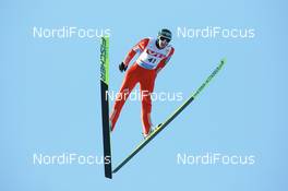 Ski Jumping - FIS World Cup ski jumping, individual large hill HS128, 17.03.07 - Holmenkollen (NOR): Dimitry Ipatov (RUS).