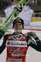 Ski Jumping - FIS Nordic World Ski Championchips ski jumping, large hill individual - Sapporo (JPN): Simon Ammann SUI - gold medal
