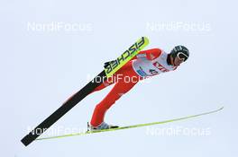 Ski Jumping - FIS World Cup ski jumping, individual large hill HS128, 18.03.07 - Holmenkollen (NOR): Dimitry Ipatov (RUS).