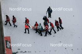 Ski Jumping - FIS Nordic World Cup Ski jumping, flying hill individual - Planica(SLO): Crash of Tami Kiuru (FIN) 
