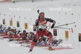 09.12.2007, Hochfilzen (AUT): Matthias Simmen (SUI) - IBU World Cup biathlon, relay men - Hochfilzen (AUT). www.nordicfocus.com. c Furtner/NordicFocus. Every downloaded picture is fee-liable.