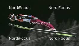 01.12.2007, Kuusamo, Finland (FIN): Simon Ammann (SUI) - FIS world cup ski jumping, individual large hill, Kuusamo (FIN). www.nordicfocus.com. c Furtner/NordicFocus. Every downloaded picture is fee-liable.
