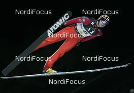 13.12.2007, Villach, Austria (AUT): Janne Ahonen (FIN) - FIS world cup ski jumping, individual HS98, Villach (AUT). www.nordicfocus.com. c Furtner/NordicFocus. Every downloaded picture is fee-liable.