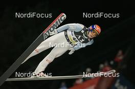 13.12.2007, Villach, Austria (AUT): Tom Hilde (NOR) - FIS world cup ski jumping, individual HS98, Villach (AUT). www.nordicfocus.com. c Furtner/NordicFocus. Every downloaded picture is fee-liable.