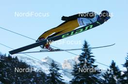 21.12.2007, Engelberg, Switzerland (SUI): Volodymyr Boshchuk (UKR) - FIS world cup ski jumping, individual HS137, qualification, Engelberg (SUI). www.nordicfocus.com. c Manzoni/NordicFocus. Every downloaded picture is fee-liable.