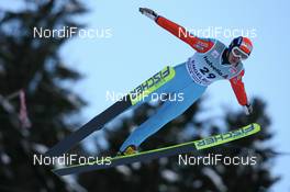 21.12.2007, Engelberg, Switzerland (SUI): David Lazzaroni (FRA) - FIS world cup ski jumping, individual HS137, qualification, Engelberg (SUI). www.nordicfocus.com. c Manzoni/NordicFocus. Every downloaded picture is fee-liable.