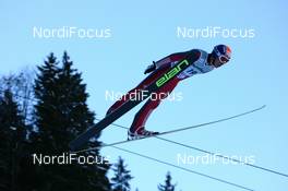 21.12.2007, Engelberg, Switzerland (SUI): Antoine Guignard (SUI) - FIS world cup ski jumping, individual HS137, qualification, Engelberg (SUI). www.nordicfocus.com. c Manzoni/NordicFocus. Every downloaded picture is fee-liable.