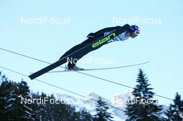 21.12.2007, Engelberg, Switzerland (SUI): Vincent Descombes Sevoie (FRA) - FIS world cup ski jumping, individual HS137, qualification, Engelberg (SUI). www.nordicfocus.com. c Manzoni/NordicFocus. Every downloaded picture is fee-liable.