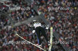 30.12.2007, Oberstdorf, Germany (GER): Nikolay Karpenko (KAZ) - FIS world cup ski jumping, four hills tournament, individual HS137, Oberstdorf (GER). www.nordicfocus.com. c Furtner/NordicFocus. Every downloaded picture is fee-liable.
