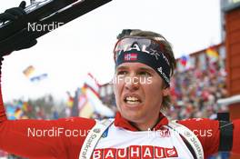 17.02.2008, Oestersund, Sweden (SWE): Emil Hegle Svendsen (NOR) - IBU World Championchip of Biathlon, mass men - Oestersund (SWE). www.nordicfocus.com. c Manzoni/NordicFocus. Every downloaded picture is fee-liable.