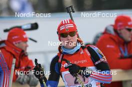 12.02.2008, Oestersund, Sweden (SWE): Svetlana Sleptsova (RUS) - IBU World Championchip of Biathlon, relay mixed - Oestersund (SWE). www.nordicfocus.com. c Manzoni/NordicFocus. Every downloaded picture is fee-liable.