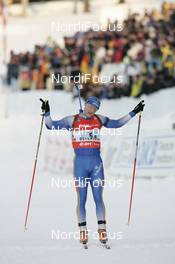 12.02.2008, Oestersund, Sweden (SWE): Carl-Johan Bergman (SWE) - IBU World Championchip of Biathlon, relay mixed - Oestersund (SWE). www.nordicfocus.com. c Furtner/NordicFocus. Every downloaded picture is fee-liable.