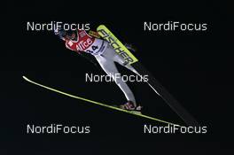 11.01.2008, Val di Fiemme, Italy (ITA): Kamil Stoch (POL)  - FIS world cup ski jumping, qualification, Val di Fiemme (ITA). www.nordicfocus.com. c Felgenhauer/NordicFocus. Every downloaded picture is fee-liable.