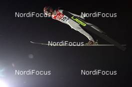 11.01.2008, Val di Fiemme, Italy (ITA): Martin Cikl (CZE) flying by artificial light - FIS world cup ski jumping, qualification, Val di Fiemme (ITA). www.nordicfocus.com. c Felgenhauer/NordicFocus. Every downloaded picture is fee-liable.