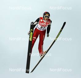 11.01.2008, Val di Fiemme, Italy (ITA): Simon Ammann (SUI)  - FIS world cup ski jumping, qualification, Val di Fiemme (ITA). www.nordicfocus.com. c Felgenhauer/NordicFocus. Every downloaded picture is fee-liable.