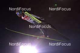 11.01.2008, Val di Fiemme, Italy (ITA): Arthur Pauli (AUT) flying over floodlight - FIS world cup ski jumping, qualification, Val di Fiemme (ITA). www.nordicfocus.com. c Felgenhauer/NordicFocus. Every downloaded picture is fee-liable.
