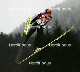 12.01.2008, Val di Fiemme, Italy (ITA): Shohhei Tochimoto (JPN)  - FIS world cup ski jumping, individual HS134, Val di Fiemme (ITA). www.nordicfocus.com. c Felgenhauer/NordicFocus. Every downloaded picture is fee-liable.