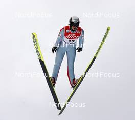11.01.2008, Val di Fiemme, Italy (ITA): Radik Zhaparov (KAZ)  - FIS world cup ski jumping, qualification, Val di Fiemme (ITA). www.nordicfocus.com. c Felgenhauer/NordicFocus. Every downloaded picture is fee-liable.