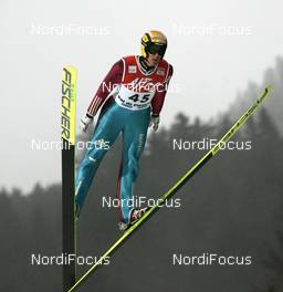 12.01.2008, Val di Fiemme, Italy (ITA): Andreas Kuettel (SUI)  - FIS world cup ski jumping, individual HS134, Val di Fiemme (ITA). www.nordicfocus.com. c Felgenhauer/NordicFocus. Every downloaded picture is fee-liable.