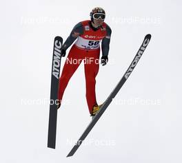 13.01.2008, Val di Fiemme, Italy (ITA): Matti Hautamaeki (FIN)  - FIS world cup ski jumping, individual HS134, Val di Fiemme (ITA). www.nordicfocus.com. c Felgenhauer/NordicFocus. Every downloaded picture is fee-liable.