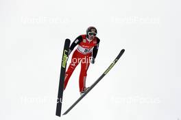 13.01.2008, Val di Fiemme, Italy (ITA): Simon Ammann (SUI)  - FIS world cup ski jumping, individual HS134, Val di Fiemme (ITA). www.nordicfocus.com. c Felgenhauer/NordicFocus. Every downloaded picture is fee-liable.