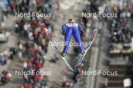 14.03.2008, Planica, Slovakia (SLO): Janne Ahonen (FIN) - FIS world ski jumping, individual HS215, Planica (SLO). www.nordicfocus.com. c Furtner/NordicFocus. Every downloaded picture is fee-liable.