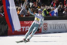 15.03.2008, Planica, Slovakia (SLO): Robert Kranjec (SLO) - FIS world ski jumping, team HS215, Planica (SLO). www.nordicfocus.com. c Furtner/NordicFocus. Every downloaded picture is fee-liable.