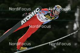 21.02.2008, Oberstdorf, Germany (GER): Janne Ahonen (FIN)  - FIS world championship ski flying, qualification individual HS213, Oberstdorf (GER). www.nordicfocus.com. c Furtner/NordicFocus. Every downloaded picture is fee-liable.