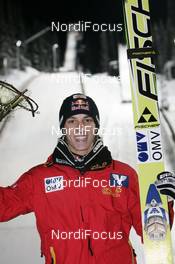 06.12.2008, Trondheim, Norway (NOR): Gregor Schlierenzauer (AUT), Fischer - FIS world cup ski jumping, individual HS142, Trondheim (NOR). www.nordicfocus.com. © Furtner/NordicFocus. Every downloaded picture is fee-liable.