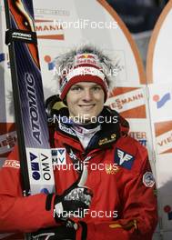 06.12.2008, Trondheim, Norway (NOR): Thomas Morgenstern (AUT), Atomic - FIS world cup ski jumping, individual HS142, Trondheim (NOR). www.nordicfocus.com. © Furtner/NordicFocus. Every downloaded picture is fee-liable.