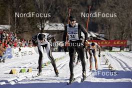 03.02.2008, Oberammergau, Germany (GER): finishing the 21 k classic technique - Worldloppet Koenig Ludwig Lauf, FIS Marathon Cup - Oberammergau (GER). www.nordicfocus.com. c Felgenhauer/NordicFocus. Every downloaded picture is fee-liable.