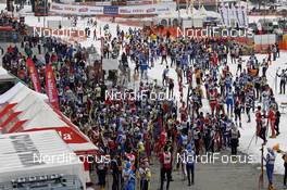 09.03.2008, Scuol, Switzerland (SUI):the finish area at S-Chanf - Worldloppet Engadin, Scuol (SUI). www.nordicfocus.com. c Felgenhauer/NordicFocus. Every downloaded picture is fee-liable.