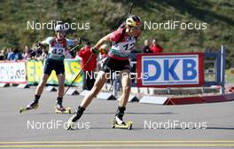 27.09.2009, Oberhof (GER): Tina Bachmann (GER)  - IBU Sommer Biathlon Worldchampionship, pursuit women - Oberhof (GER). www.nordicfocus.com. © NordicFocus. Every downloaded picture is fee-liable.
