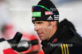 13.12.2009, Hochfilzen, Austria (AUT): Frank Ullrich (GER), headcoach men Germany - IBU world cup biathlon, relay men, Hochfilzen (AUT). www.nordicfocus.com. © Manzoni/NordicFocus. Every downloaded picture is fee-liable.