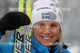 26.02.2009, Liberec, Czech Republic (CZE): Anna Olsson (SWE), Fischer, Swix, Craft, Rudy Project  - FIS nordic world ski championships, cross-country, medals, Liberec (CZE). www.nordicfocus.com. © Hemmersbach/NordicFocus. Every downloaded picture is fee-liable.