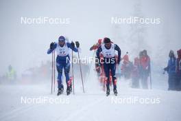 19.12.2009, Rogla, Slovenia (SLO): group, in front left Mickail Jun. Devjatiarov (RUS), Fischer, Salomon, Swix, adidas , in front right Yevgeniy Koschevoy (KAZ)  - FIS world cup cross-country, individual sprint, Rogla (SLO). www.nordicfocus.com. © Hemmersbach/NordicFocus. Every downloaded picture is fee-liable.