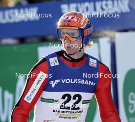 11.01.2009, Bad Mitterndorf, Austria (AUT): Roar Ljoekelsoey (NOR), Fischer - FIS world cup ski jumping, individual HS200, Bad Mitterndorf (AUT). www.nordicfocus.com. © Furtner/NordicFocus. Every downloaded picture is fee-liable.
