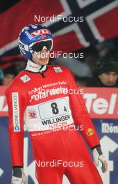 07.02.2009, Willingen, Germany (GER): Anders Jacobsen (NOR), Fischer  - FIS world cup ski jumping, team HS145, Willingen (GER). www.nordicfocus.com. © Domanski/NordicFocus. Every downloaded picture is fee-liable.