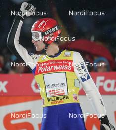 07.02.2009, Willingen, Germany (GER): Markus Eggenhofer (AUT) - FIS world cup ski jumping, team HS145, Willingen (GER). www.nordicfocus.com. © Domanski/NordicFocus. Every downloaded picture is fee-liable.