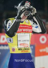 07.02.2009, Willingen, Germany (GER):  Wolfgang Loitzl (AUT), Atomic  - FIS world cup ski jumping, team HS145, Willingen (GER). www.nordicfocus.com. © Domanski/NordicFocus. Every downloaded picture is fee-liable.