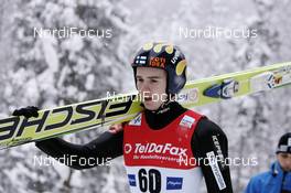 13.02.2009, Oberstdorf, Germany (GER): Harri Olli (FIN), Fischer - FIS world cup ski jumping, training, Oberstdorf (GER). www.nordicfocus.com. © Furtner/NordicFocus. Every downloaded picture is fee-liable.