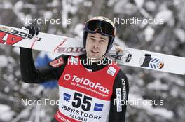 13.02.2009, Oberstdorf, Germany (GER): Matti Hautamaeki (FIN), Atomic - FIS world cup ski jumping, training, Oberstdorf (GER). www.nordicfocus.com. © Furtner/NordicFocus. Every downloaded picture is fee-liable.