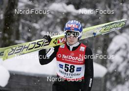 13.02.2009, Oberstdorf, Germany (GER): Anders Jacobsen (NOR), Fischer - FIS world cup ski jumping, training, Oberstdorf (GER). www.nordicfocus.com. © Furtner/NordicFocus. Every downloaded picture is fee-liable.