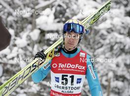 13.02.2009, Oberstdorf, Germany (GER): Kalle Keituri (FIN), Fischer - FIS world cup ski jumping, training, Oberstdorf (GER). www.nordicfocus.com. © Furtner/NordicFocus. Every downloaded picture is fee-liable.