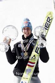 22.03.2009, Planica, Slovenia (SLO): Gregor Schlierenzauer (AUT), Fischer - FIS world cup ski jumping, cups, Planica (SLO). www.nordicfocus.com. © Furtner/NordicFocus. Every downloaded picture is fee-liable.