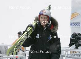 19.02.2009, Liberec, Czech Republic (CZE): Gregor Schlierenzauer (AUT), Fischer - FIS nordic world ski championships, ski jumping, training, Liberec (CZE). www.nordicfocus.com. © Furtner/NordicFocus. Every downloaded picture is fee-liable.