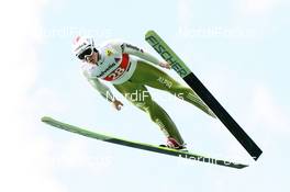 11.10.2009, Einsiedeln, Switzerland (SUI): Simon Ammann (SUI), Fischer, adidas- Swiss National Championships 2009, Ski Jumping, Einsiedeln (SUI). www.nordicfocus.com. © NordicFocus. Every downloaded picture is fee-liable.